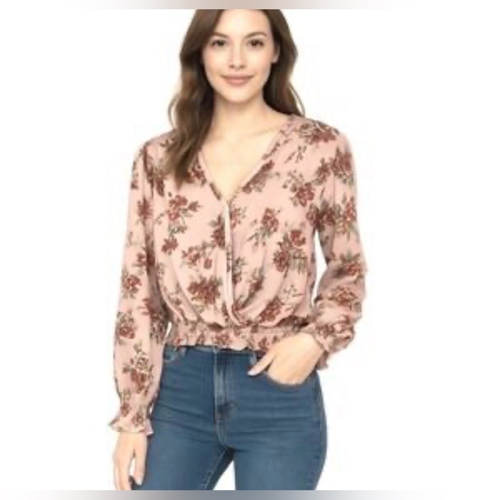 🌸Ultra Flirt Floral Blouse — NWT | Size L